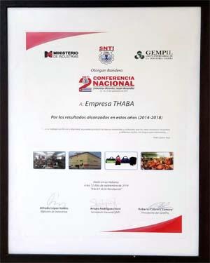 2018 - 2014 Mejor Empresa Quinquenio